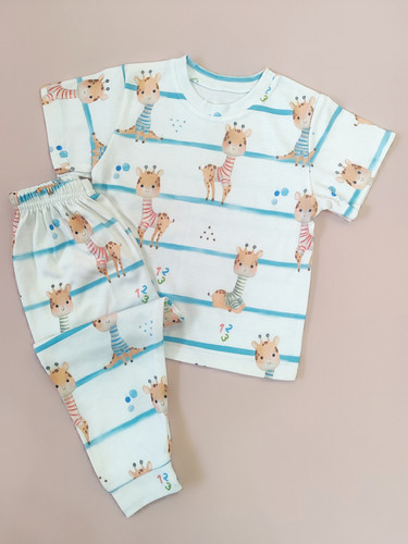 لباس بچگانه ست راحتی زرافه مناسب 8 ماه تا 9 سال